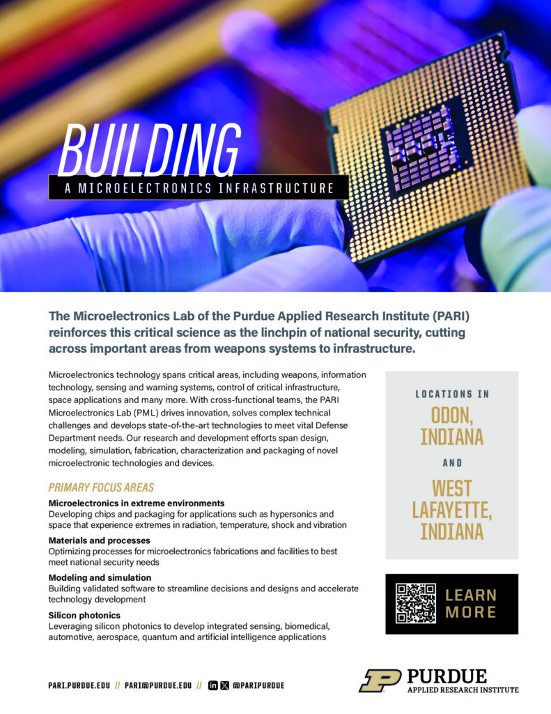 PARI Microelectronics Lab one-pager (PDF)
