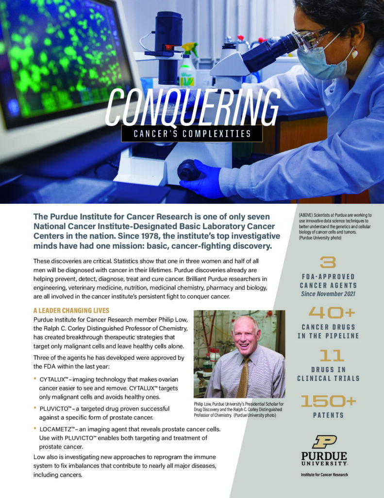 Purdue Institute for Cancer Research one-pager (PDF)