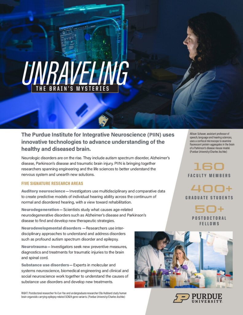 Purdue Institute for Integrative Neuroscience one-pager (PDF)