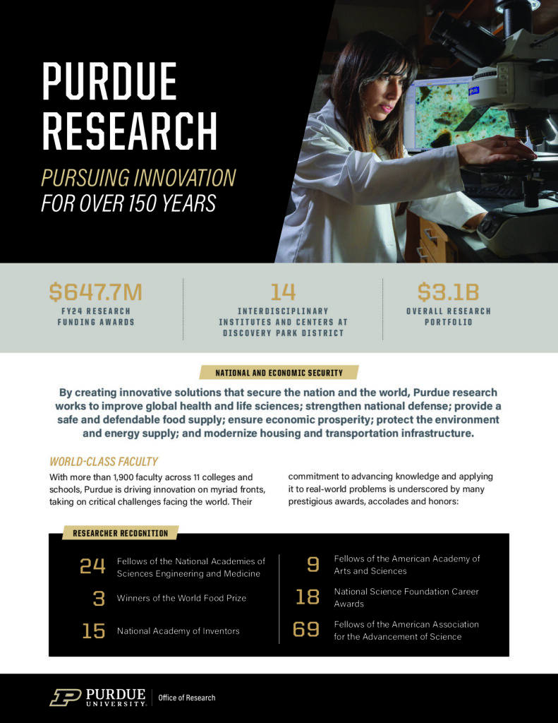 Purdue Research one-pager (PDF)