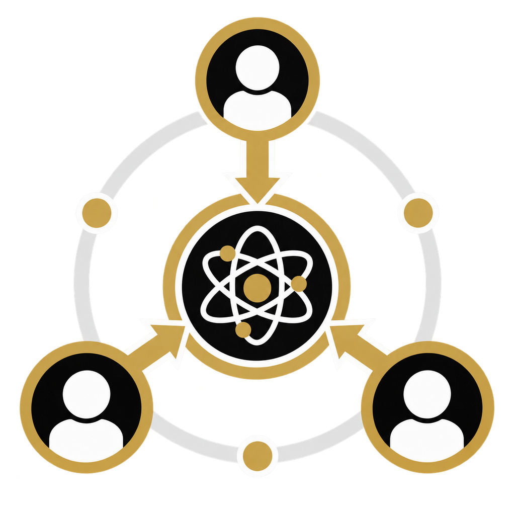 Interdisciplinary research team icon